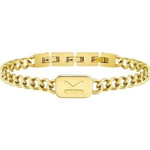 Mens Personalized Initial Bracelet Adjustable Stainless Steel Cuban Chain Jewelr